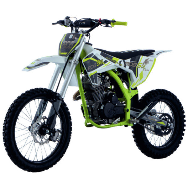 Motocross Off-Road RDB S5L motor benzina 4T 150 cmc viteza 80 km/h necesita permis culoare verde