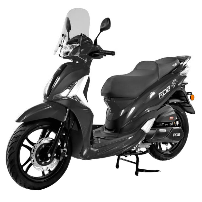 Scuter RDB SPRINT motor 8.3CP benzina 4T 125 cmc viteza 85 km/h necesita permis culoare negru