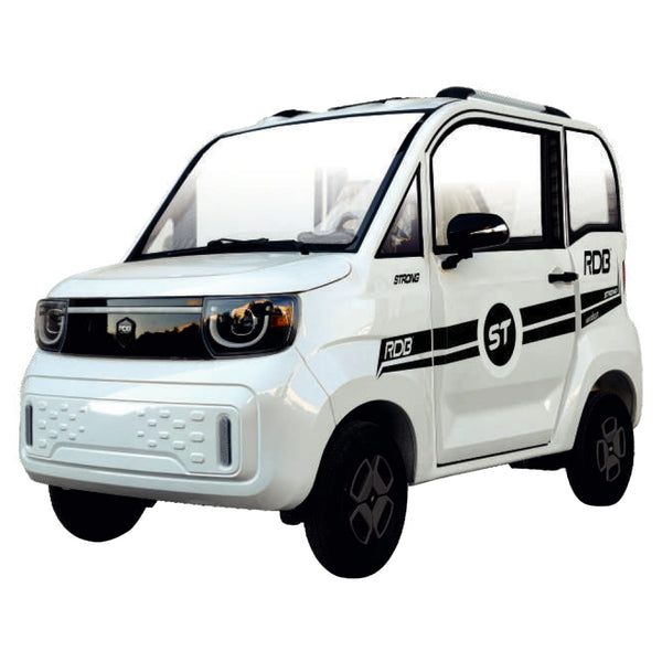 Masina electrica RDB STRONG fara permis 3000W 25 km/h 60V58Ah autonomie 71 km culoare alb