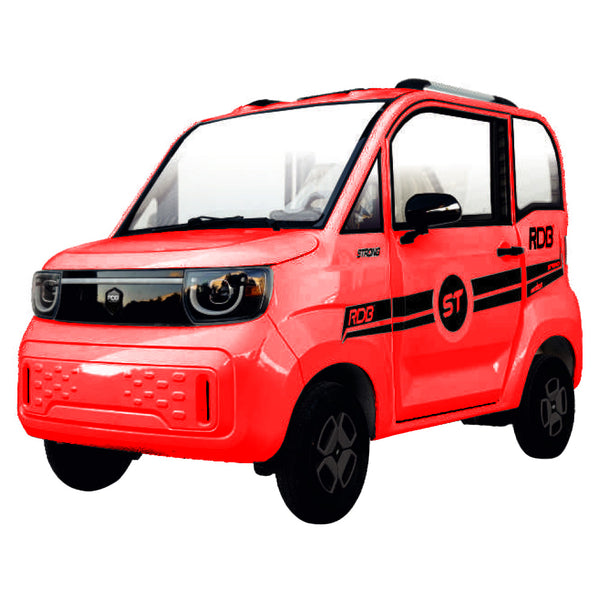 Masina electrica RDB STRONG fara permis 3000W 25 km/h 60V58Ah autonomie 71 km culoare rosu