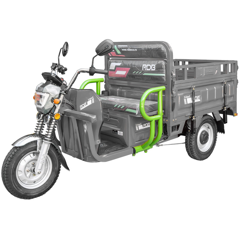 Tricicleta electrica RDB X-Klass5 3500W fara permis 25 km/h 72V 45Ah culoare gri