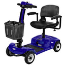 Scuter electric pentru seniori RDB X02 fara permis 180W 6 km/h 24V12AH autonomie 22 km culoare albastru