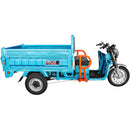 Tricicleta electrica RDB XL-Klass4 HIDRAULIC cu bena rabatabila hidraulic la buton fara permis 4000W 25 km/h 72V45Ah autonomie 70 km bena 160x120x45 cmculoare albastru