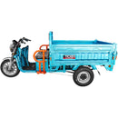 Tricicleta electrica RDB XL-Klass4 HIDRAULIC cu bena rabatabila hidraulic la buton fara permis 4000W 25 km/h 72V45Ah autonomie 70 km bena 160x120x45 cmculoare albastru