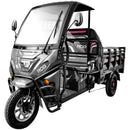 Tricicleta electrica RDB XM-KLASS semicabina fara permis 1500W 25 km/h 72V45Ah autonomie 70 km bena rabatabila culoare gri