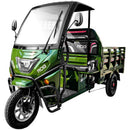 Tricicleta electrica RDB XM-KLASS semicabina fara permis 1500W 25 km/h 72V45Ah autonomie 70 km bena rabatabila culoare gri