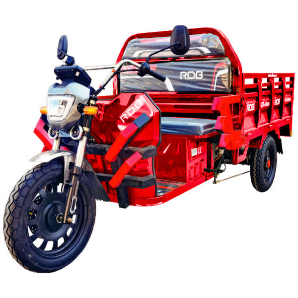 Tricicleta electrica RDB XS-Klass 1500W 25 km/h fara permis de conducere rosu