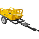 Remorca AgroPro REM 500 capacitate max 500 kg roti 4.00-12" dimensiuni bena 123x76x28 cm basculare frana mana frana picior