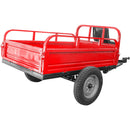 Remorca Dakard DKD LY 800 NEW capacitate max 800 kg roti 5.00-12 dimensiuni bena 160x100x30 cm basculare frana picior