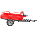 Remorca Dakard DKD LY 800 NEW capacitate max 800 kg roti 5.00-12 dimensiuni bena 160x100x30 cm basculare frana picior