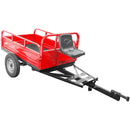 Remorca Dakard DKD LY 800 NEW capacitate max 800 kg roti 5.00-12 dimensiuni bena 160x100x30 cm basculare frana picior