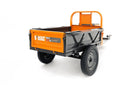 Remorca motocultor O-MAC RM 45 capacitate 450kg basculare spate