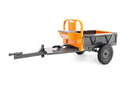Remorca motocultor O-MAC RM 45 capacitate 450kg basculare spate