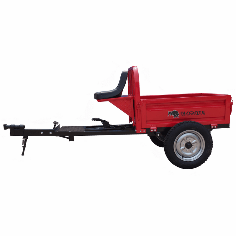 Remorca motocultor Bisonte BTA-450R capacitate maxim 450 kg roti 4.00-12