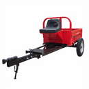 Remorca motocultor Bisonte BTA-450R capacitate maxim 450 kg roti 4.00-12