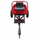 Remorca motocultor Bisonte BTA-450R capacitate maxim 450 kg roti 4.00-12