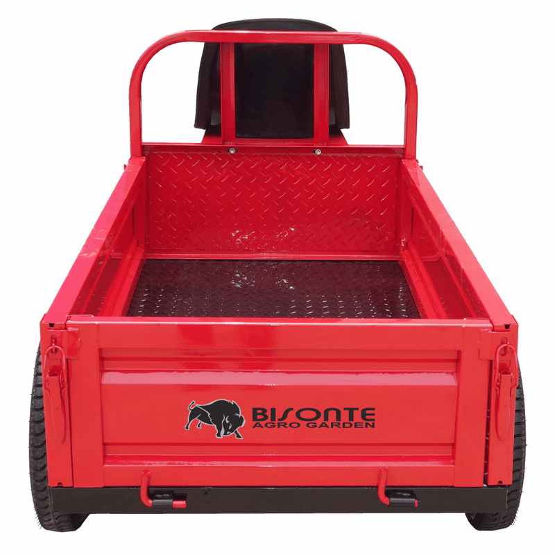 Remorca motocultor Bisonte BTA-450R capacitate maxim 450 kg roti 4.00-12