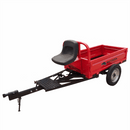 Remorca motocultor Bisonte BTA-450R capacitate maxim 450 kg roti 4.00-12