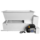 Pachet zdrobitor desciorchinator ENO 15 Smalto electric putere motor 0.75kW productivitate 1800kg/h tambur inox + 5 buc. Dop cu serpentina 25-50 L 50/35X55 AgroPro Fabricat in Italia