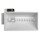 Pachet zdrobitor desciorchinator ENO 15 Smalto electric putere motor 0.75kW productivitate 1800kg/h tambur inox + prelungitor 10m AgroPro Fabricat in Italia