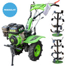 RESIGILAT: Motocultor RDB MQ170GS motor 7 CP benzina 2+1 viteze latime lucru 105 cm freze segmentabile roti cauciuc 4.00x8"
