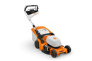 Masina de tuns gazon pe acumulator STIHL RMA 453 PV putere 1600 W latime de lucru 51 cm cos colector 55 L sistem AP + incarcator