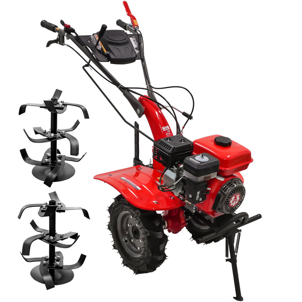 Motocultor Rotakt Cadet RO101RS motor 7 CP transmisie pinioane  benzina 2+1 viteze latime lucru 56-90 cm freze 2+1roti 4.00-8”