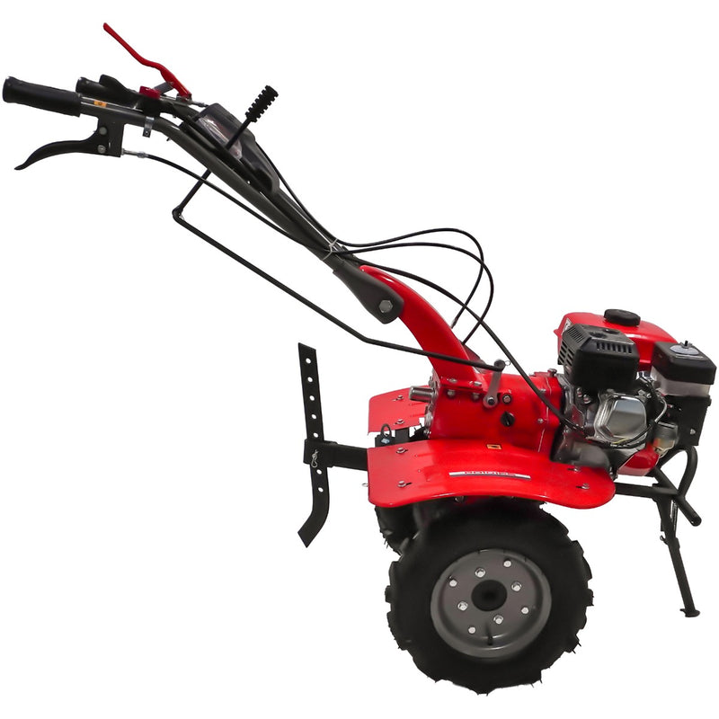 Motocultor Rotakt Cadet RO101RS motor 7 CP benzina 2+1 viteze latime lucru 56-90 cm freze 2+1roti 4.00-8” roti metal cultivator plug reversibil 3l ulei