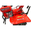 Motocultor Rotakt Cadet RO101RS motor 7 CP benzina 2+1 viteze latime lucru 56-90 cm freze 2+1roti 4.00-8” roti metal plug arat rarita reglabila plug cartofi 3l ulei