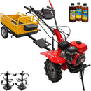 Motocultor Rotakt Cadet RO101RS motor 7 CP benzina 2+1 viteze latime lucru 56-90 cm freze 2+1roti 4.00-8” remorca 3l ulei