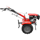 Motocultor Rotakt Apollo RO13R motor 13 CP benzina 2+1 viteze latime lucru 56-135 cm freze roti cauciuc 5.00-12" roti metalice plug arat rarita reglabila plug cartofi cultivator plug reversibil 5l ulei
