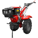 Motocultor Rotakt Apollo RO13R motor 13 CP benzina 2+1 viteze latime lucru 56-135 cm freze roti cauciuc 5.00-12" roti metalice plug arat rarita reglabila plug cartofi cultivator 5l ulei