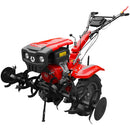 Motocultor Rotakt Apollo RO13R motor 13 CP benzina 2+1 viteze latime lucru 56-135 cm freze roti cauciuc 5.00-12" roti metalice plug arat rarita reglabila 5l ulei