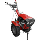 Motocultor Rotakt RO 15R E motor 15 CP latime lucru 135 cm freze roti cauciuc pornire electrica acumulator inclus roti metalice rarita reglabila plug arat plug cartofi cultivator 5l ulei AgroPro