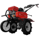 Motocultor Rotakt Rival RO75RS motor 7CP 212 cmc benzina 2+1 viteze latime lucru 56-83 cm freze roti cauciuc 4.00-8" roti metal cultivator 2l ulei