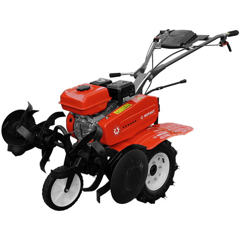 Motosapa Rotakt RO75RS motor 7 CP latime lucru 83 cm 3 viteze freze roti cauciuc roti metal 35 cm rarita reglabila plug arat 2l ulei AgroPro