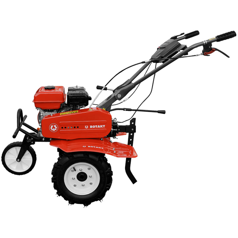 Motosapa Rotakt RO75RS motor 7 CP latime lucru 83 cm 3 viteze freze roti cauciuc roti metal 35 cm rarita reglabila plug arat 2l ulei AgroPro