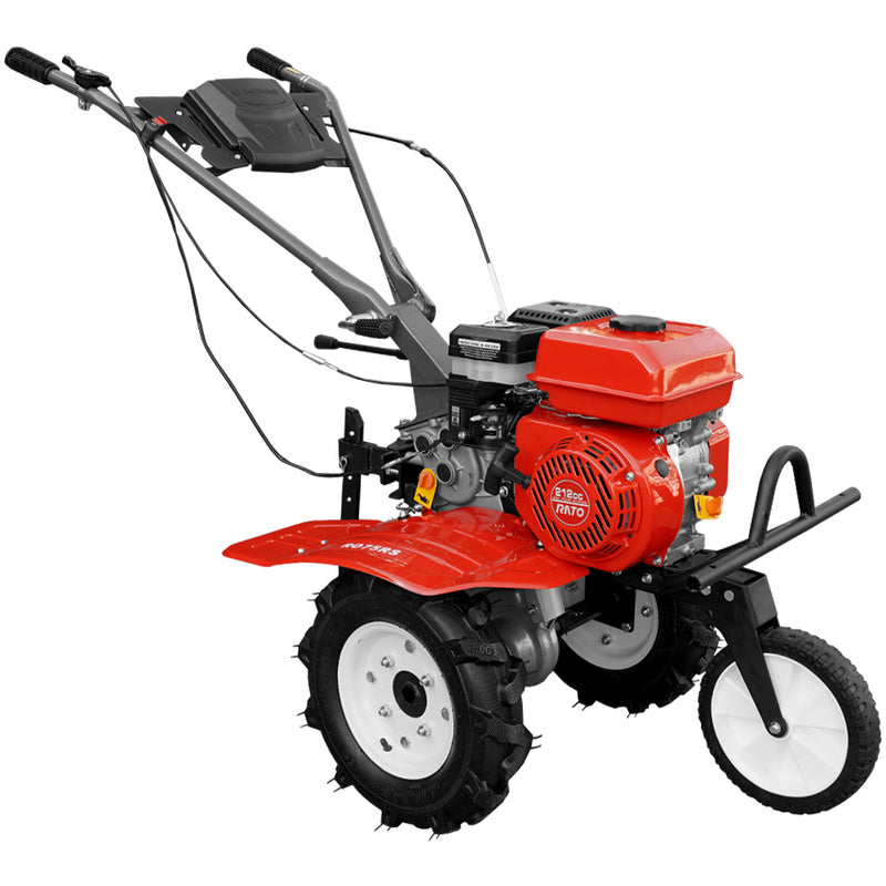 Motosapa Rotakt RO75RS motor 7 CP latime lucru 83 cm 3 viteze freze roti cauciuc roti metal 35 cm rarita reglabila plug arat 2l ulei AgroPro