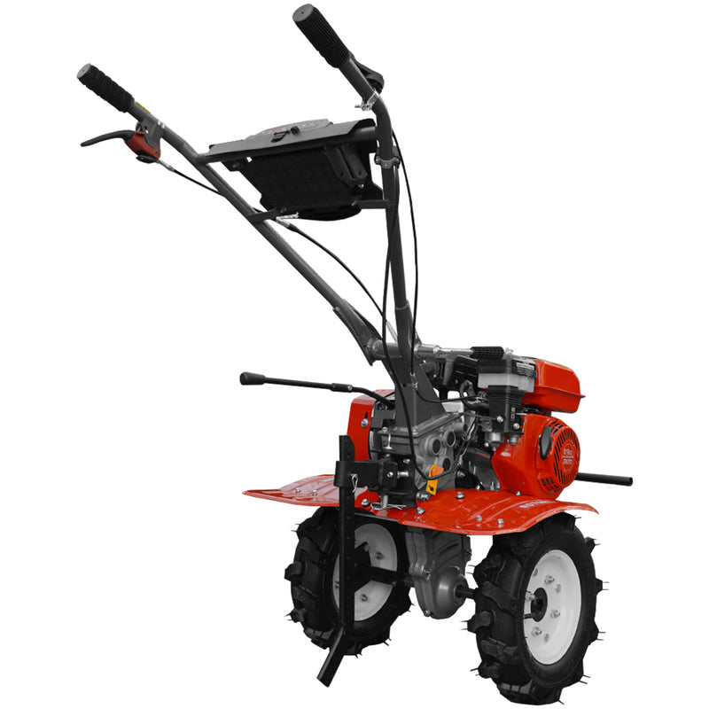 Motosapa Rotakt RO75RS motor 7 CP latime lucru 83 cm 3 viteze freze roti cauciuc roti metal 35 cm rarita reglabila plug arat 2l ulei AgroPro