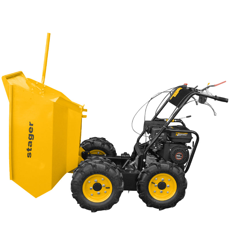 Stager RMT500 roaba cu motor termic 6.5CP, 500kg, 6 roti