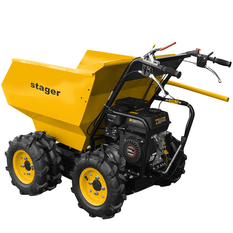 Stager RMT500 roaba cu motor termic 6.5CP, 500kg, 6 roti