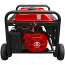 Generator curent Rotakt ROGE5500 putere 13CP benzina pornire manuala AVR voltmetru roti transport rezervor 25 L consum 3,57L/ora