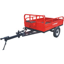 Remorca motocultor Rotakt Gigant REM850 basculabila capacitate incarcare 850 kg roti 5.00-12/2 cuva 170x120x28 cm cutie scule sistem dublu de franare