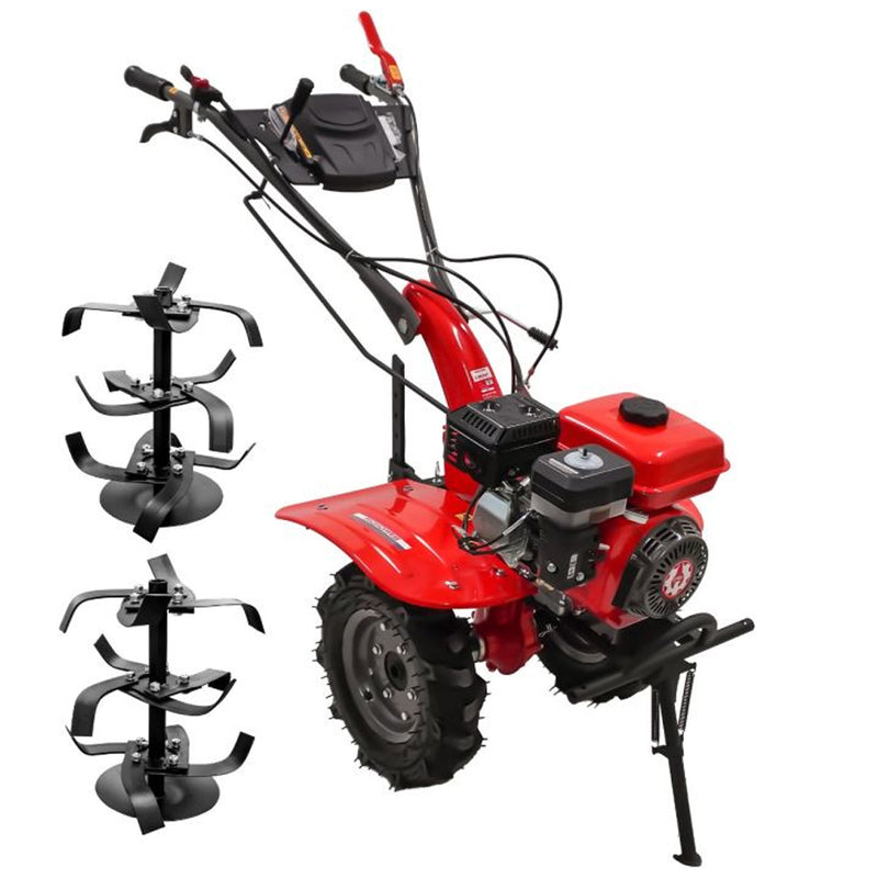 Motocultor Rotakt Agile RO101RS motor 7 CP benzina latime lucru 56-90 cm 2+1 viteze Roti 5.00-8 freze