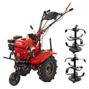 Motocultor Rotakt Gardian RO110RVE pornire electrica motor 8CP 212 cmc benzina 2+1 viteze latime lucru 56-90 cm freze roti cauciuc 5.00-8"