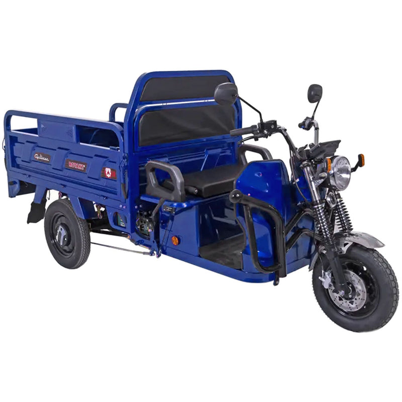 Tricicleta electrica Rotakt Guliver putere 2000W viteza 25 km/h autonomie 68 km baterie Plumb-Acid 72V/58Ah greutate admisa 617kg fara permis - albastru