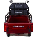 Tricicleta electrica Rotakt Nautilus putere 1600W viteza 25 km/h autonomie 44 km baterie 60V/32Ah bena 106x60 cm greutate admisa 364kg fara permis - galben