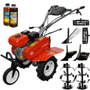 Motosapa Rotakt RO75RS motor 7 CP latime lucru 83 cm 3 viteze freze roti cauciuc roti metal 35 cm rarita reglabila plug arat plug cartofi 2l ulei AgroPro