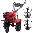 Motocultor Rotakt Titan RO110RV motor 8 CP 212 cmc benzina 2+1 viteze latime lucru 56-90 cm freze roti cauciuc 5.00-8" 3l ulei