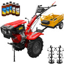 Motocultor Rotakt Apollo RO13R motor 13 CP benzina 2+1 viteze latime lucru 56-135 cm freze roti cauciuc 5.00-12" remorca 5l ulei